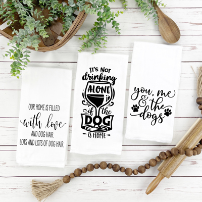 Barks, Clucks & Belly Laughs Kitchen Towel Collection