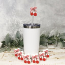  Cherry Straw Topper
