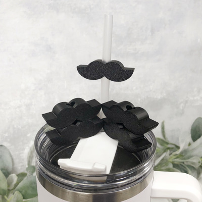 Mustache Straw Topper