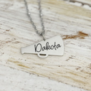  Personalized Stainless Steel Cheer / Megaphone Necklace
