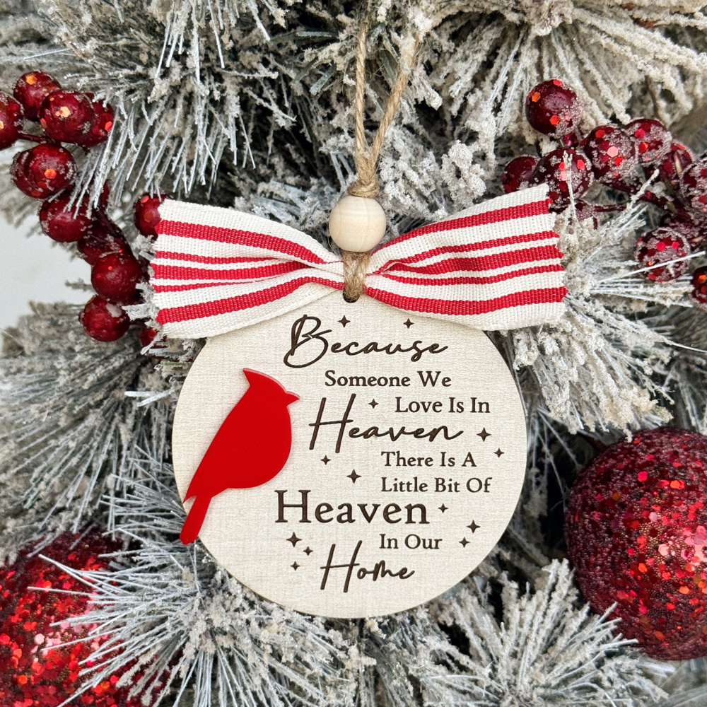 Heavenly Cardinal Keepsake Christmas Ornament