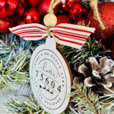  There's No Place Like Home Personalized Zip Code Ornament