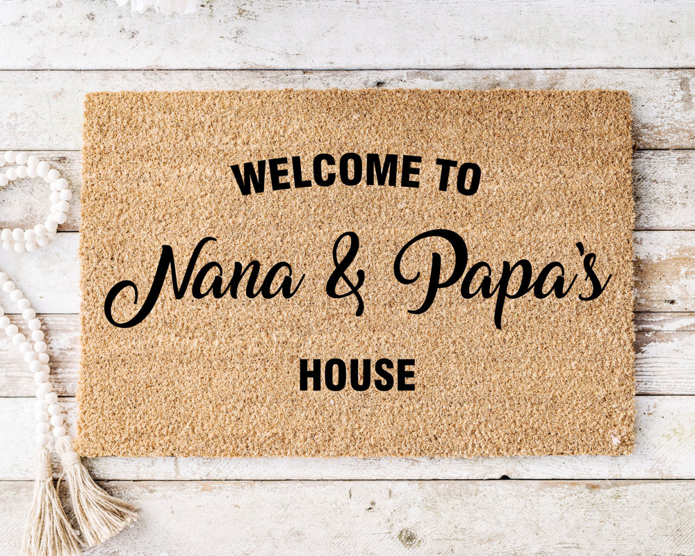 The Grandparent's Personalized Coir Doormat Collection