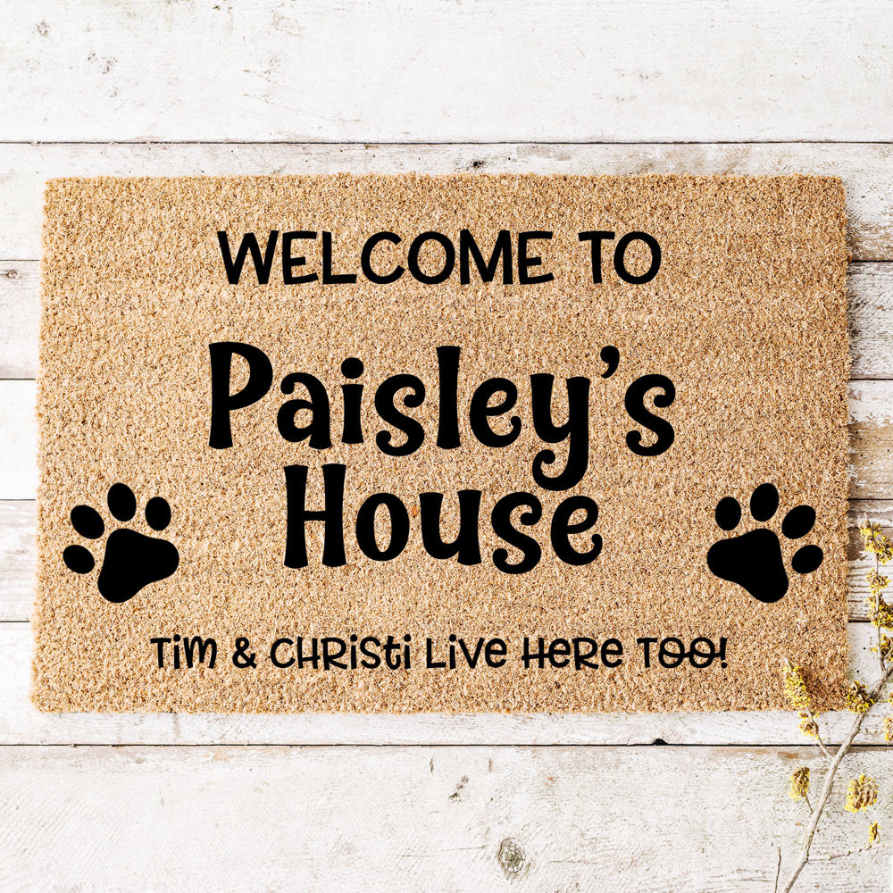 Personalized Dog Doormat