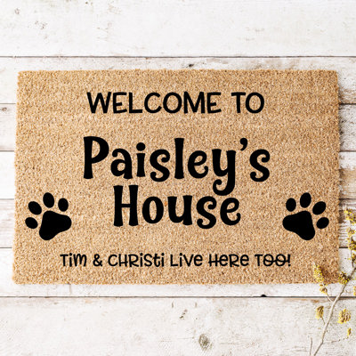 Personalized Dog Doormat