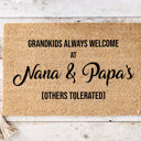  The Grandparent's Personalized Coir Doormat Collection