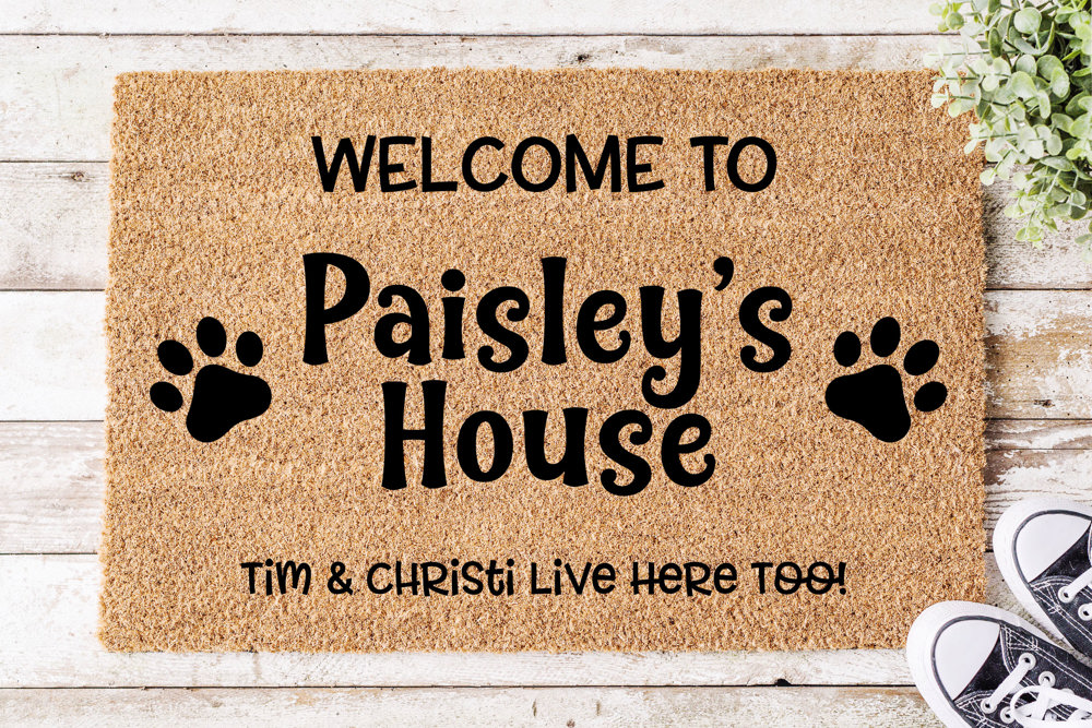 Personalized Dog Doormat