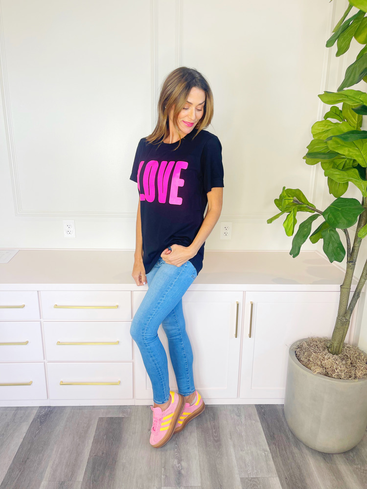 Hot Pink Love Tee