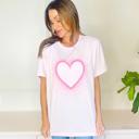 Small Pink Heart Tee