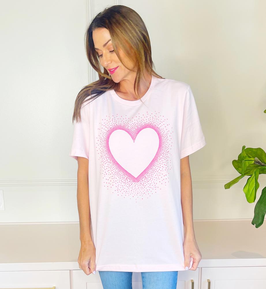 Pink Heart Tee