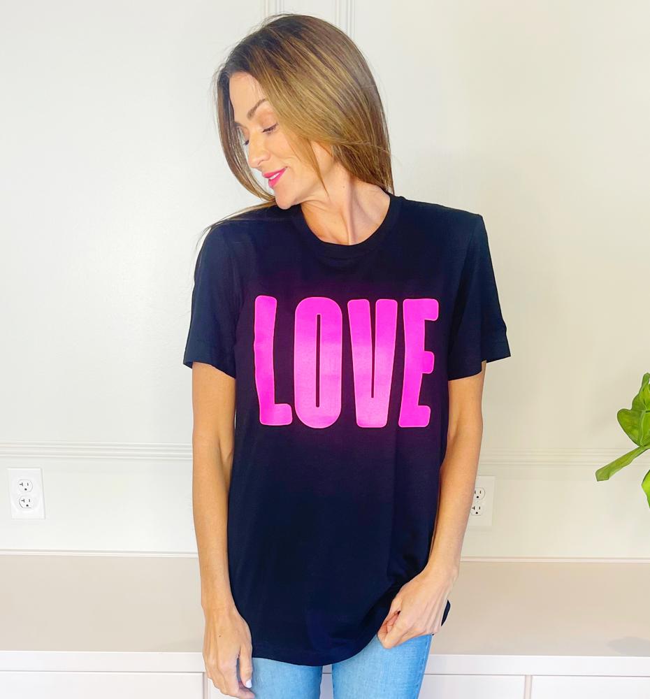 Hot Pink Love Tee