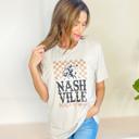 Small Checkered Nashville State Of Mind Tee