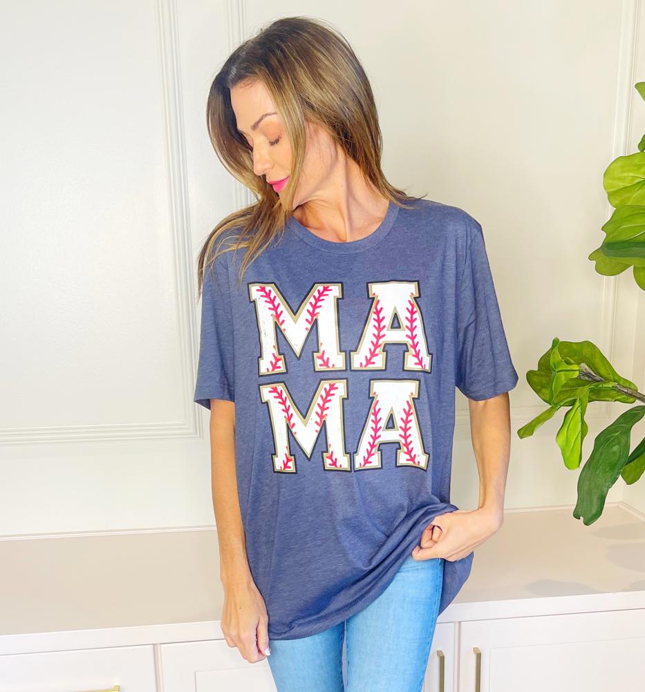 Mama Baseball Tee