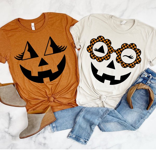 Halloween Face Tees