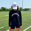  Puff Upside Down Touchdown Cropped Sweatshirt