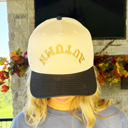 Ivory with Black Lid Autumn Trucker