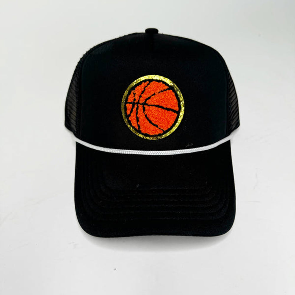 Basketball Patch Trucker Hat