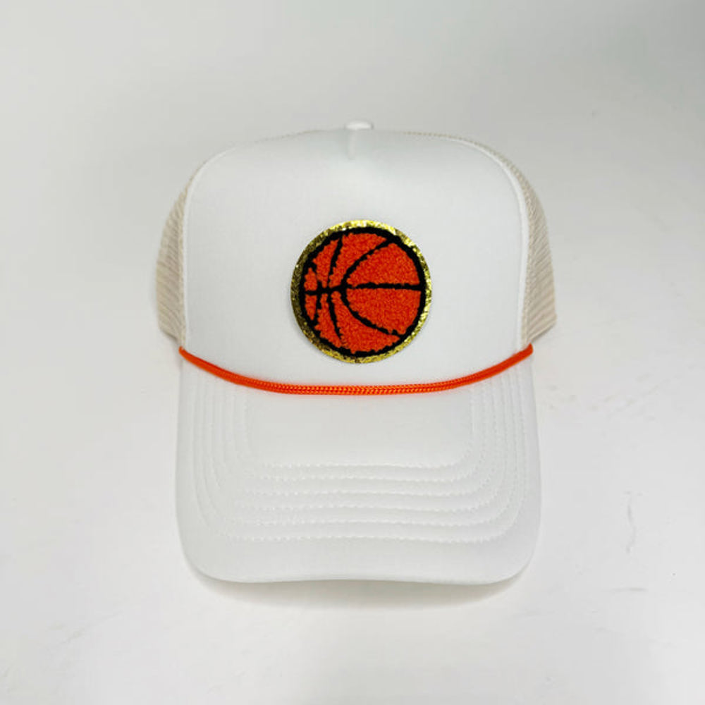 Basketball Patch Trucker Hat