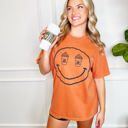  Puff Smiley Pumpkin Drink Tee