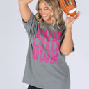 Large Checkered Pink Touchdown Tee