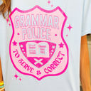 Large Grammar Police Tee