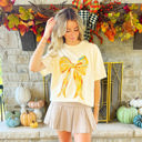 Large Autumn Bow Tee