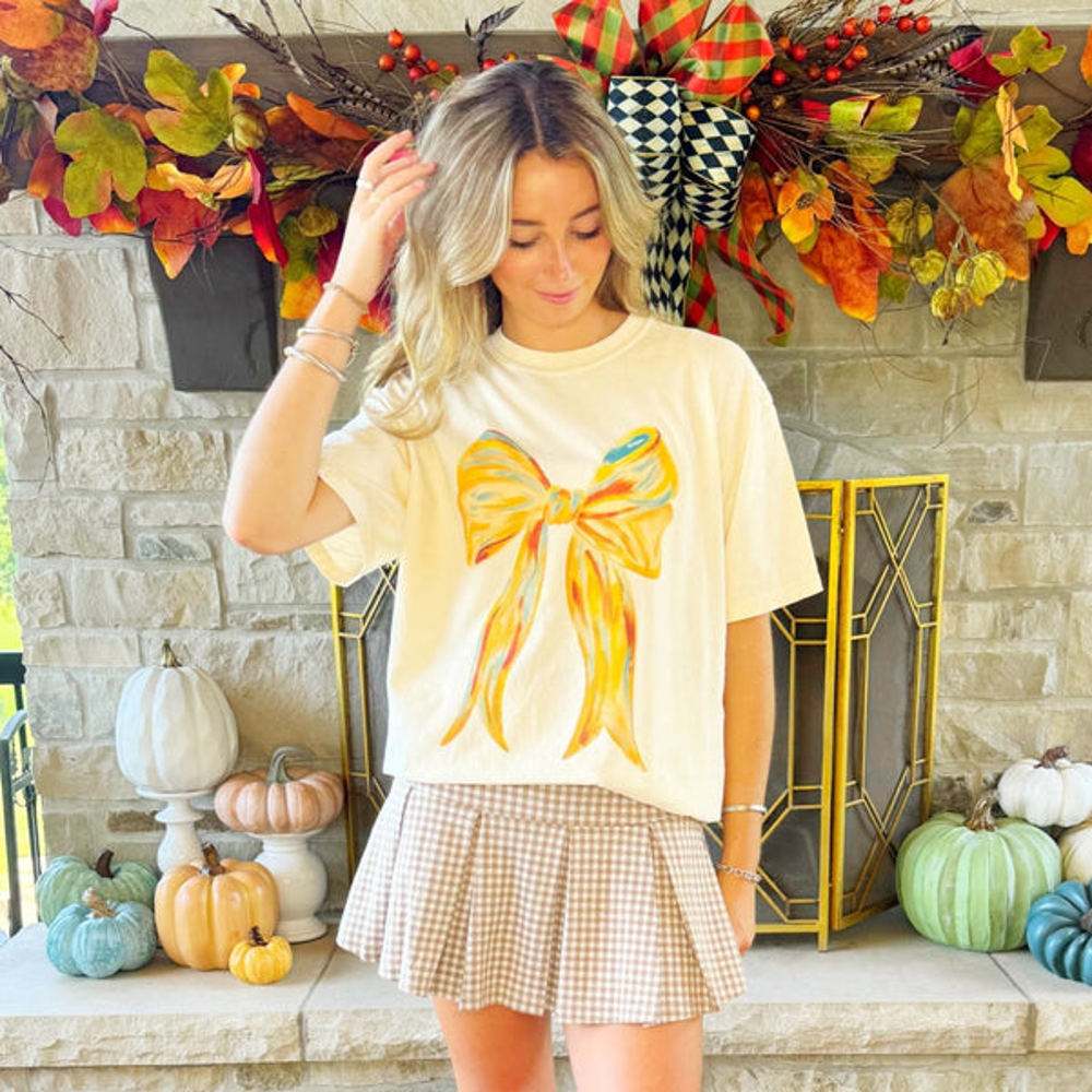 Autumn Bow Tee