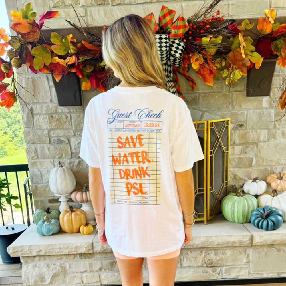 Save Water Drink PSL Tee