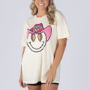 Small Smiley Cowboy Football Tee