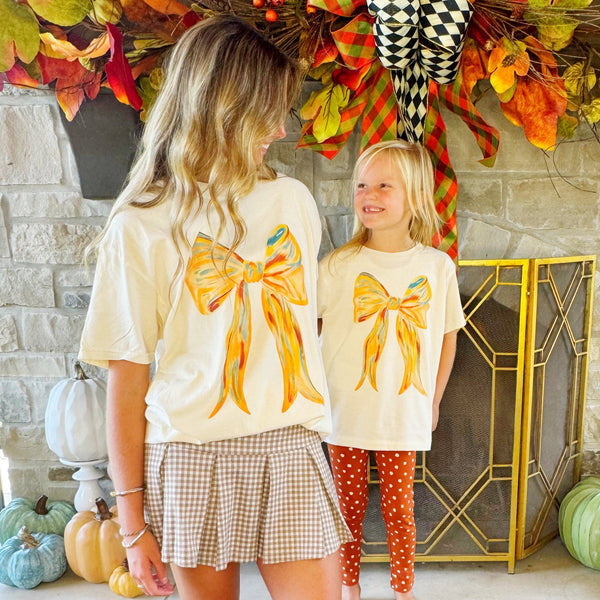 Autumn Bow Toddler Tee