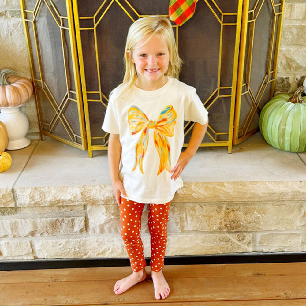 Autumn Bow Toddler Tee