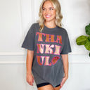 XL Copper Thankful Smiley Tee