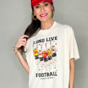 Medium Long Live Football Tee