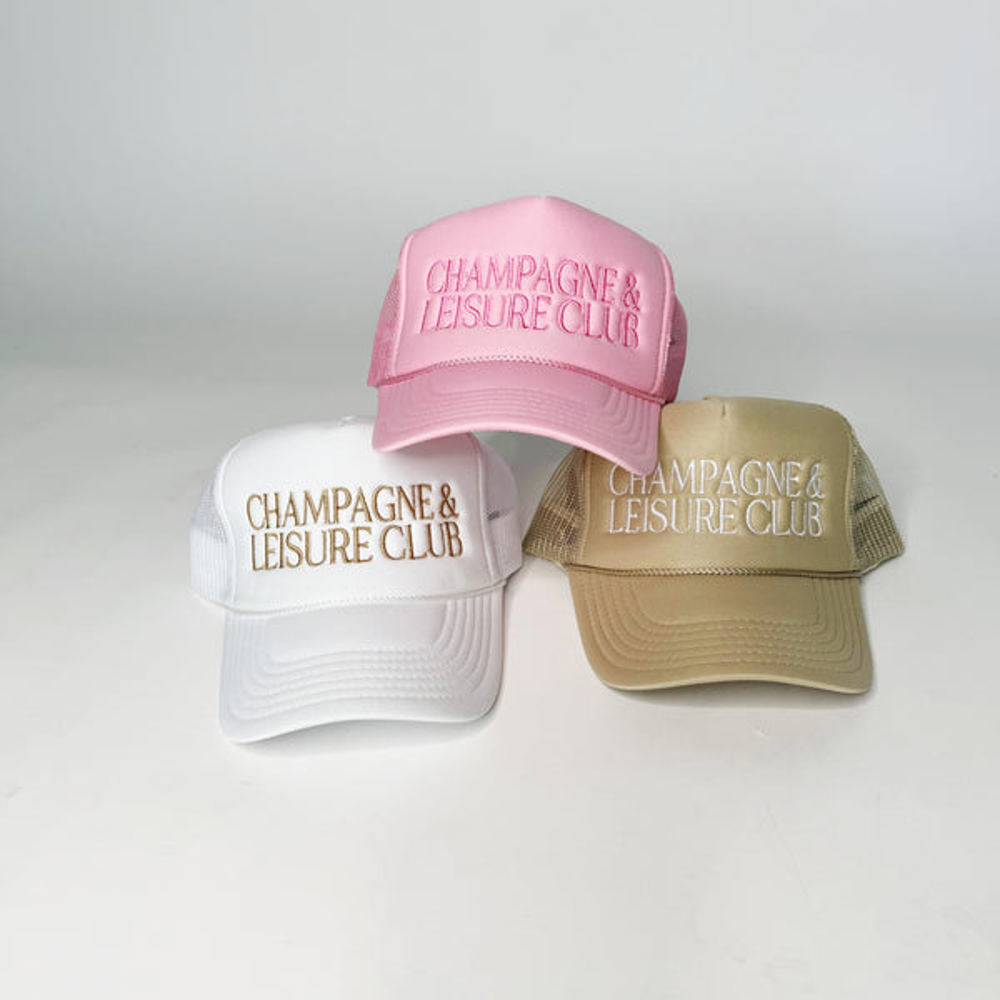 Champagne & Leisure Club Trucker Hat