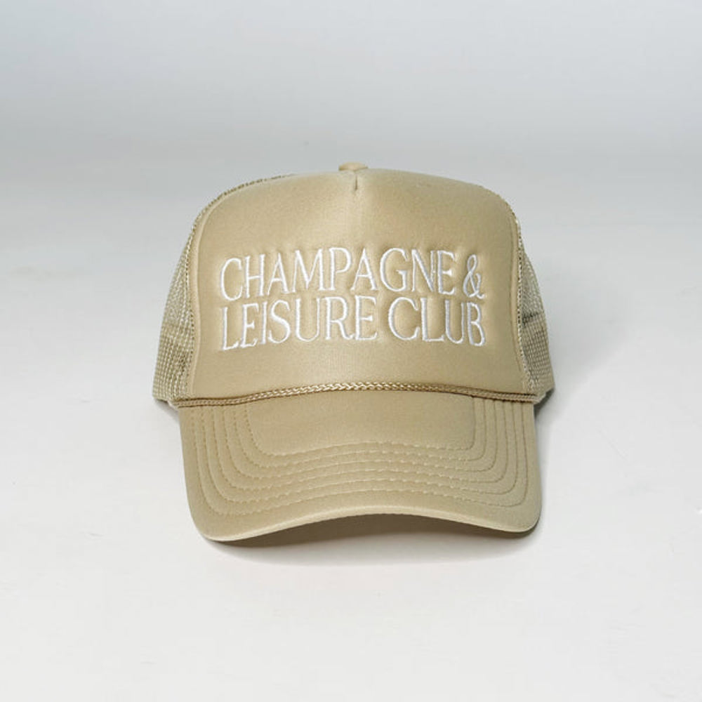 Champagne & Leisure Club Trucker Hat