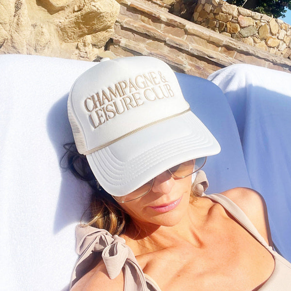 Champagne & Leisure Club Trucker Hat