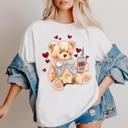 Small WHITEDietDrPepper Teddy Bear Drink Tees