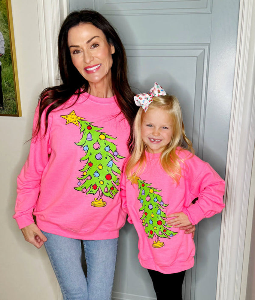 Grinch Tree Sweatshirt