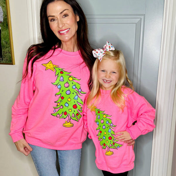 Grinch Tree Youth Sweatshirt