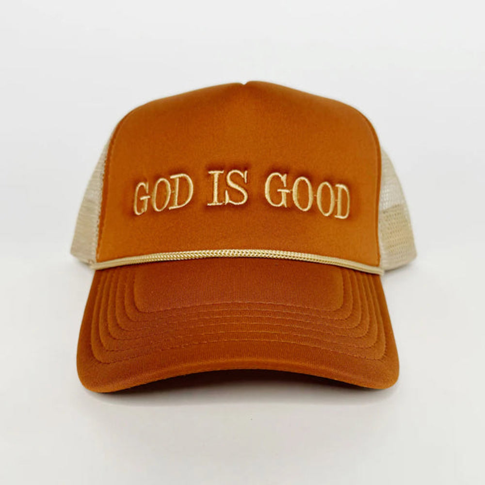 God Is Good Trucker Hat