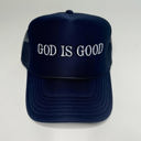 Navy God Is Good Trucker Hat