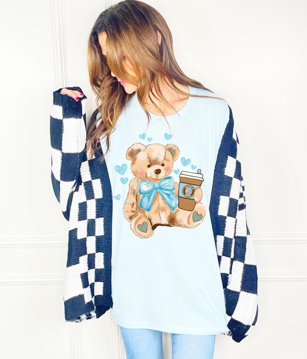 Teddy Bear Drink Tees