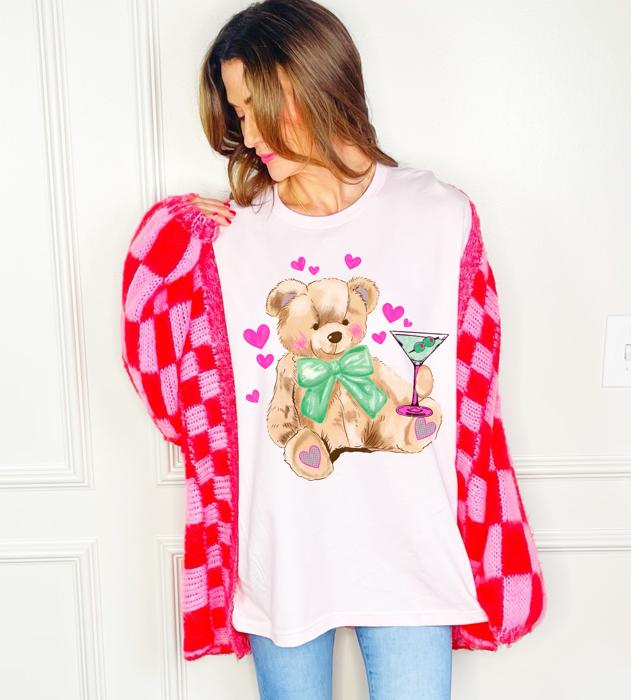 Teddy Bear Drink Tees