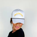 White with Black Rope Missouri Trucker Hat