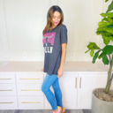 Small Checkered Pink Wallen Tee