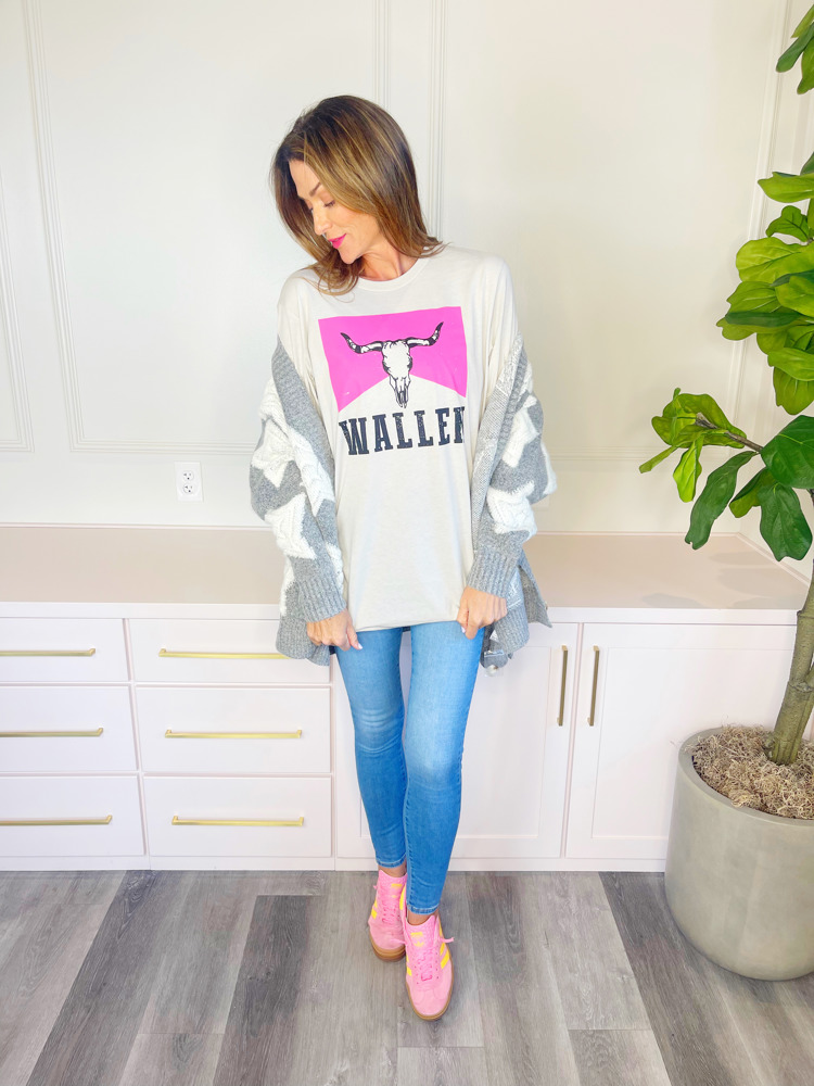 Pink Wallen Tee