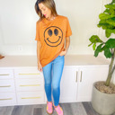 Small Football Smiley Tee