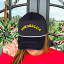 Black with White and Yellow Pittsburgh Trucker Hat