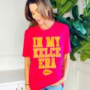 X-Small Kelce Era (RED SHIRT) Taylor Game Tay Football Graphic Tees | Bella Canvas