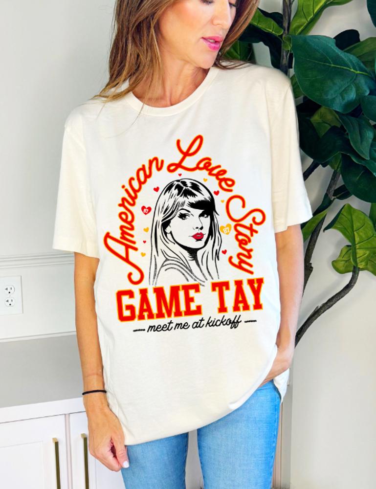 Taylor Game Tay Football Graphic Tees | Bella Canvas